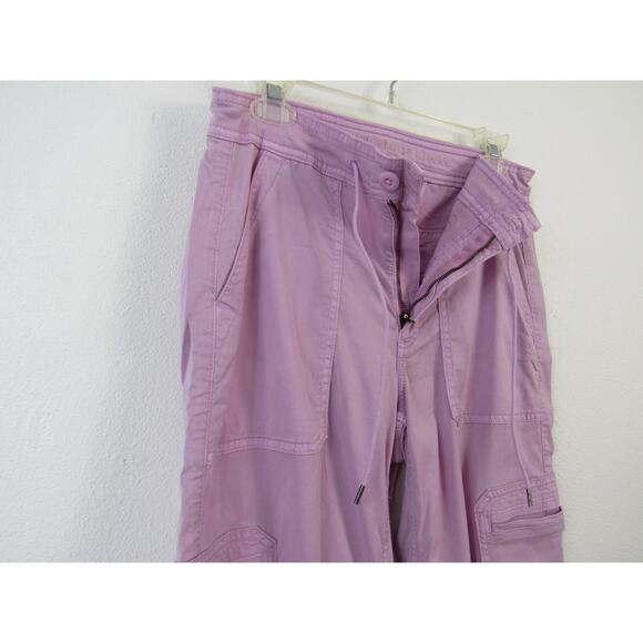 American Eagle Dreamy Drape Stretch Super High-Waisted Baggy Wide-Leg Cargo Pant - Picture 8 of 8